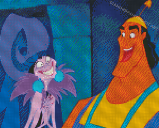 Aesthetic Emperors New Groove Diamond Paintings