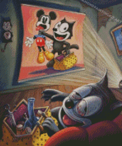 Aesthetic Felix The Cat Diamond Paintings