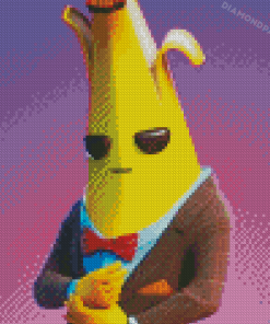 Aesthetic Fortnite Banana Diamond Paintings