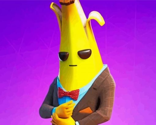 Aesthetic Fortnite Banana Diamond Paintings