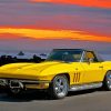 Aesthetic Yellow Corvette Diamond Paintings