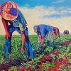 Aesthetic Farming With Workers Diamond Paintings