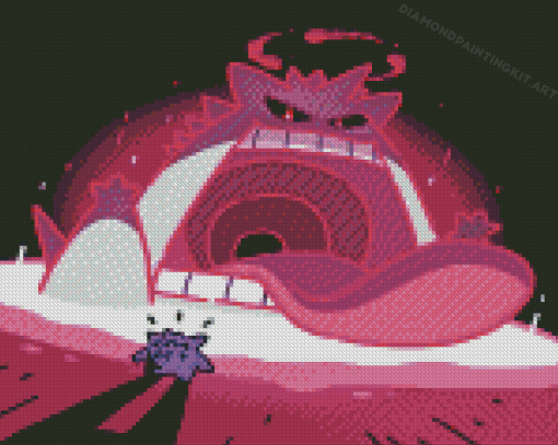 Aesthetic Gengar Diamond Paintings