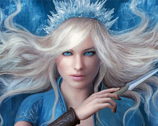 Aesthetic Snow Queen Diamond Paintings