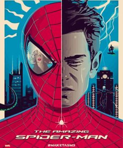 Andrew Garfield Spider Poster Diamond Paintings