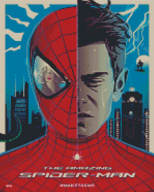 Andrew Garfield Spider Poster Diamond Paintings