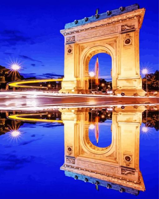 Arcul De Triumf Bucharest Romania Diamond Paintings