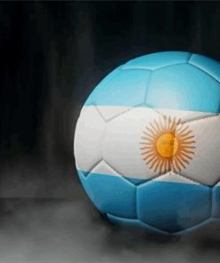 Argentina Soccer Ball Diamond Paintings