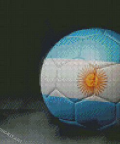 Argentina Soccer Ball Diamond Paintings