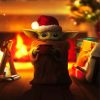 Baby Yoda Santa Diamond Paintings