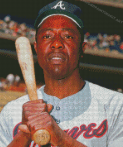 Baseball Player Hank Aaron Diamond Paintings