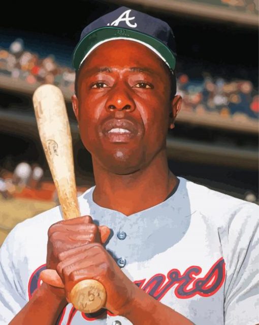 Baseball Player Hank Aaron Diamond Paintings