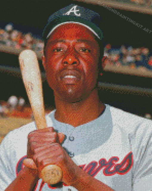 Baseball Player Hank Aaron Diamond Paintings