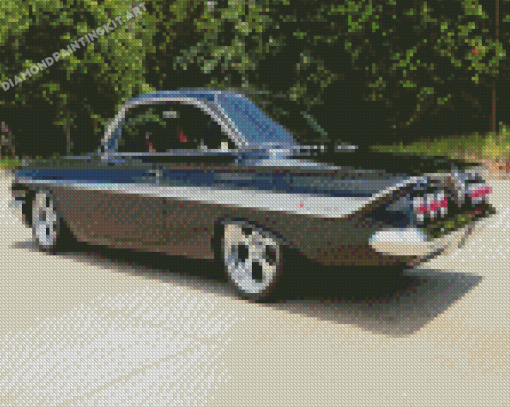 Black 61 Impala Diamond Paintings