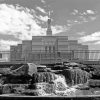 Black And White Snowflake Arizona Temple Diamond Paintings