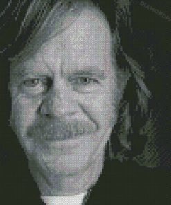 Black And White William H Macy Diamond Paintings