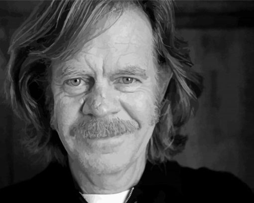 Black And White William H Macy Diamond Paintings