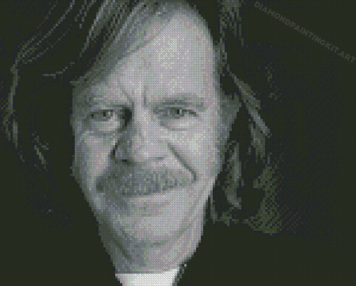 Black And White William H Macy Diamond Paintings