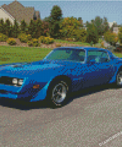 Blue 78 Firebird Diamond Paintings