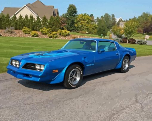 Blue 78 Firebird Diamond Paintings