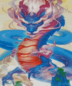 Blue Dragon Diamond Paintings