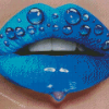 Blue Lips Diamond Paintings