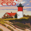 Cape Cod Illustration Diamond Paintings