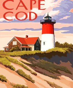 Cape Cod Illustration Diamond Paintings