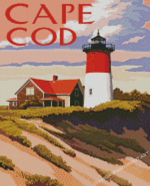 Cape Cod Illustration Diamond Paintings