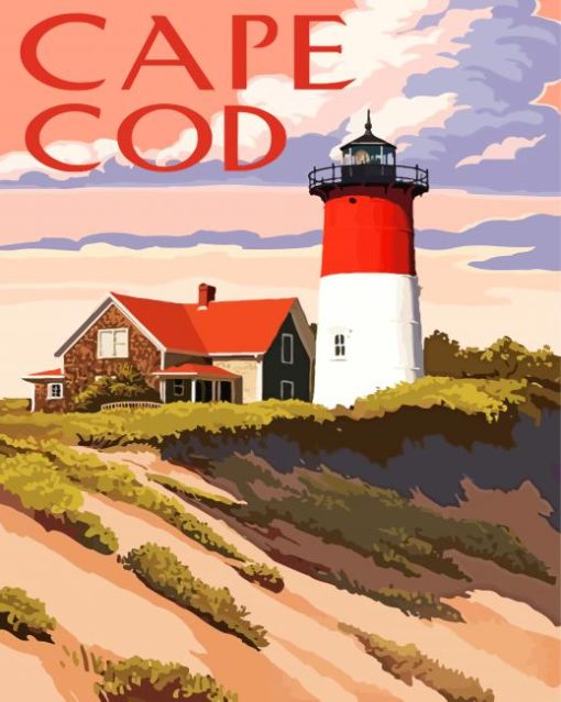 Cape Cod Illustration Diamond Paintings