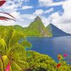 Caribbean Island Saint Lucia Diamond Paintings