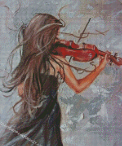 Cello Player Monika Luniak Diamond Paintings