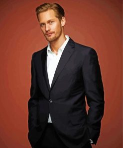 Classy Alexander Skarsgard Actor Diamond Paintings