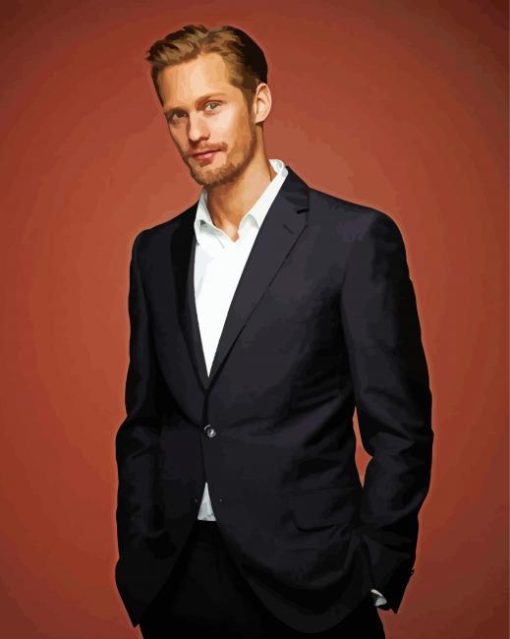 Classy Alexander Skarsgard Actor Diamond Paintings