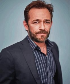 Classy Actor Luke Perry Diamond Paintings