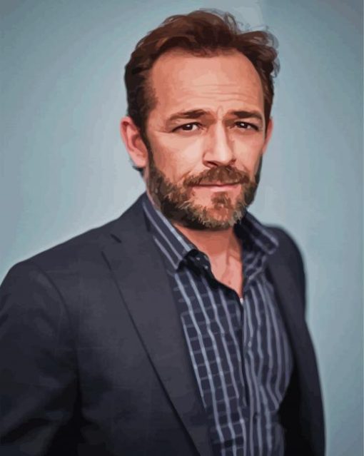 Classy Actor Luke Perry Diamond Paintings