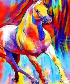 Colorful Quarter Horse Diamond Paintings