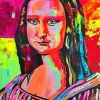 Colorful Mona Lisa Abstract Diamond Paintings