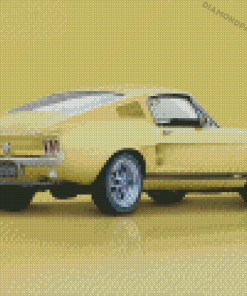 Cool 67 Mustang Fastback Diamond Paintings