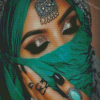 Cool Arabic Woman Diamond Paintings