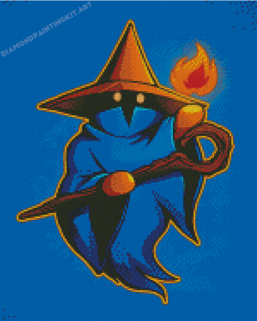 Cool Black Mage Diamond Paintings