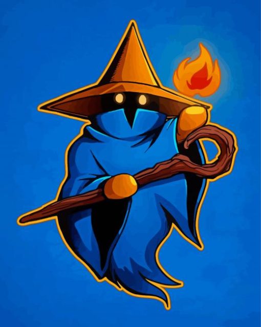 Cool Black Mage Diamond Paintings