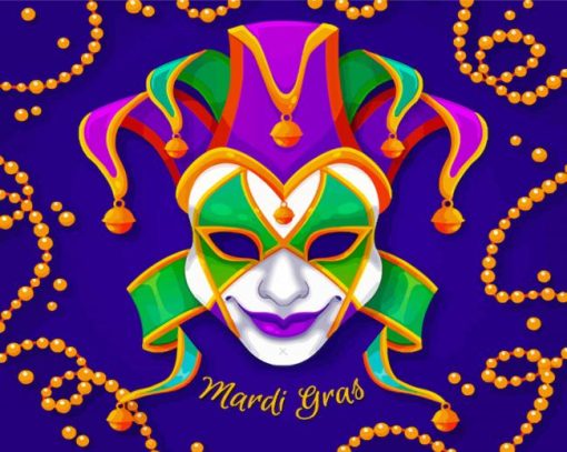 Cool Mardi Gra Mask Diamond Paintings