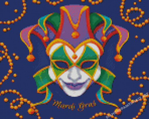 Cool Mardi Gra Mask Diamond Paintings