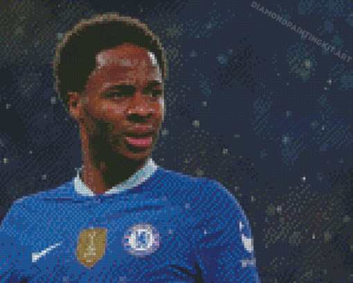 Cool Raheem Sterling Diamond Paintings