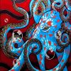 Cool Abstract Octopus Diamond Paintings