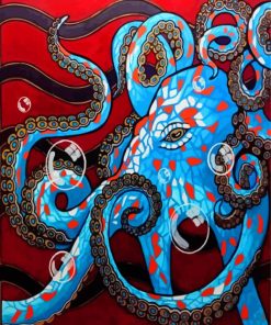 Cool Abstract Octopus Diamond Paintings