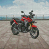 Cool Red Motorcycle Honda Diamond Paintings