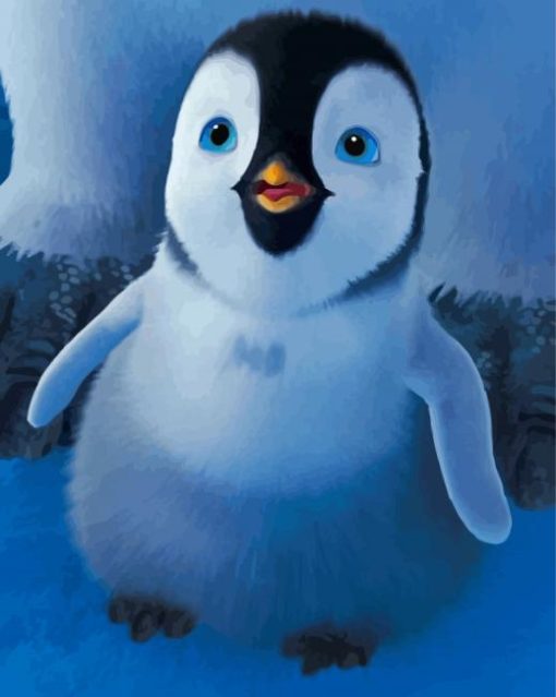 Cute Baby Penguin Diamond Paintings