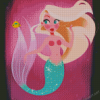 Cute Blonde Mermaid Diamond Paintings